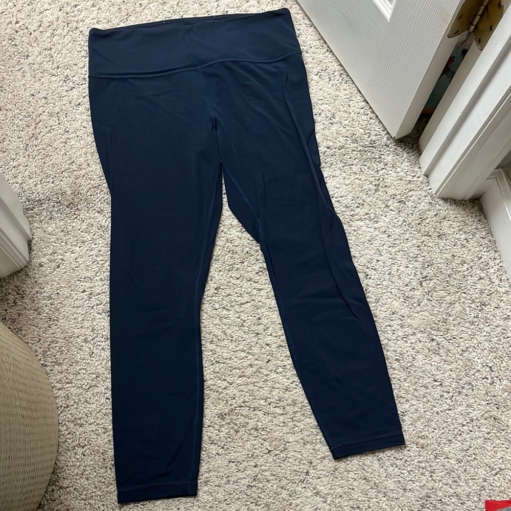 Athleta elation 7/8 tight navy